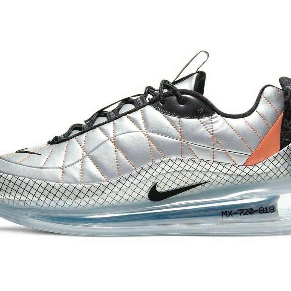 Nike MX-720-818 Running Shoe Men's Sz 10 Silver Bl